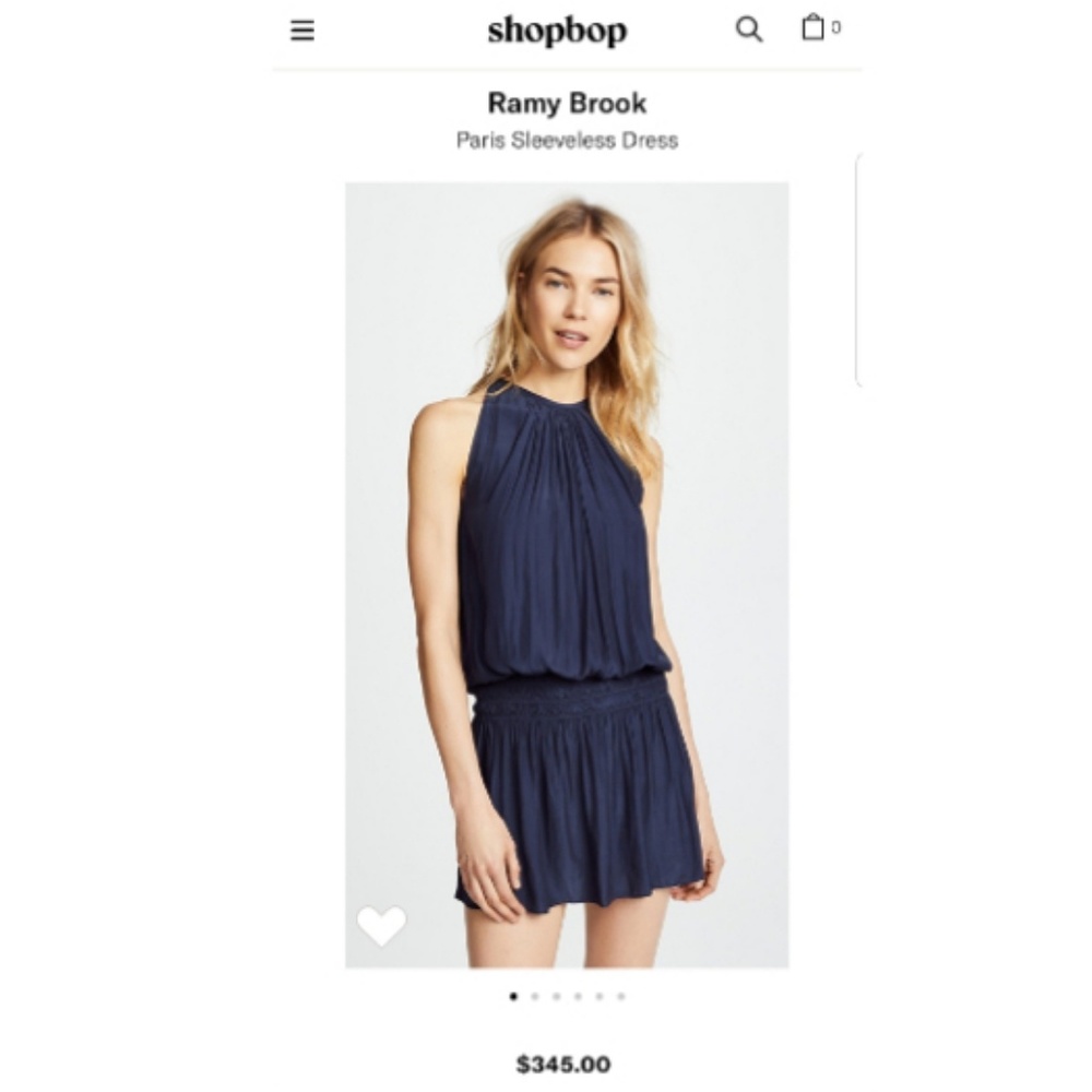 Ramy Brook Size S Paris Sleeveless Dress Like New